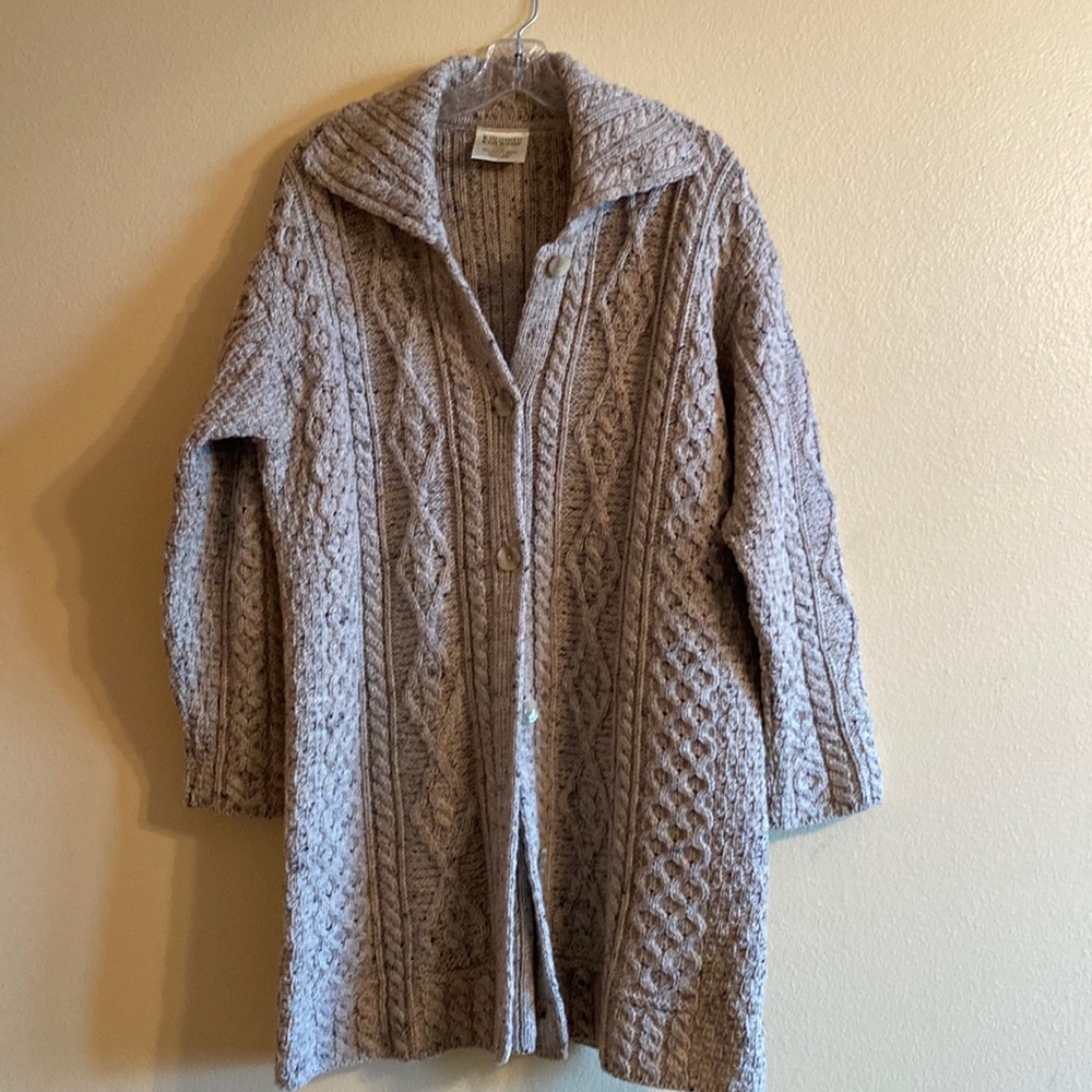 Wool sweater made in Ireland - Picture 1 of 5
